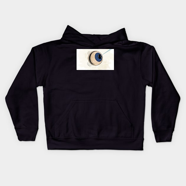 Eye of the Needle Kids Hoodie by IcarusPoe